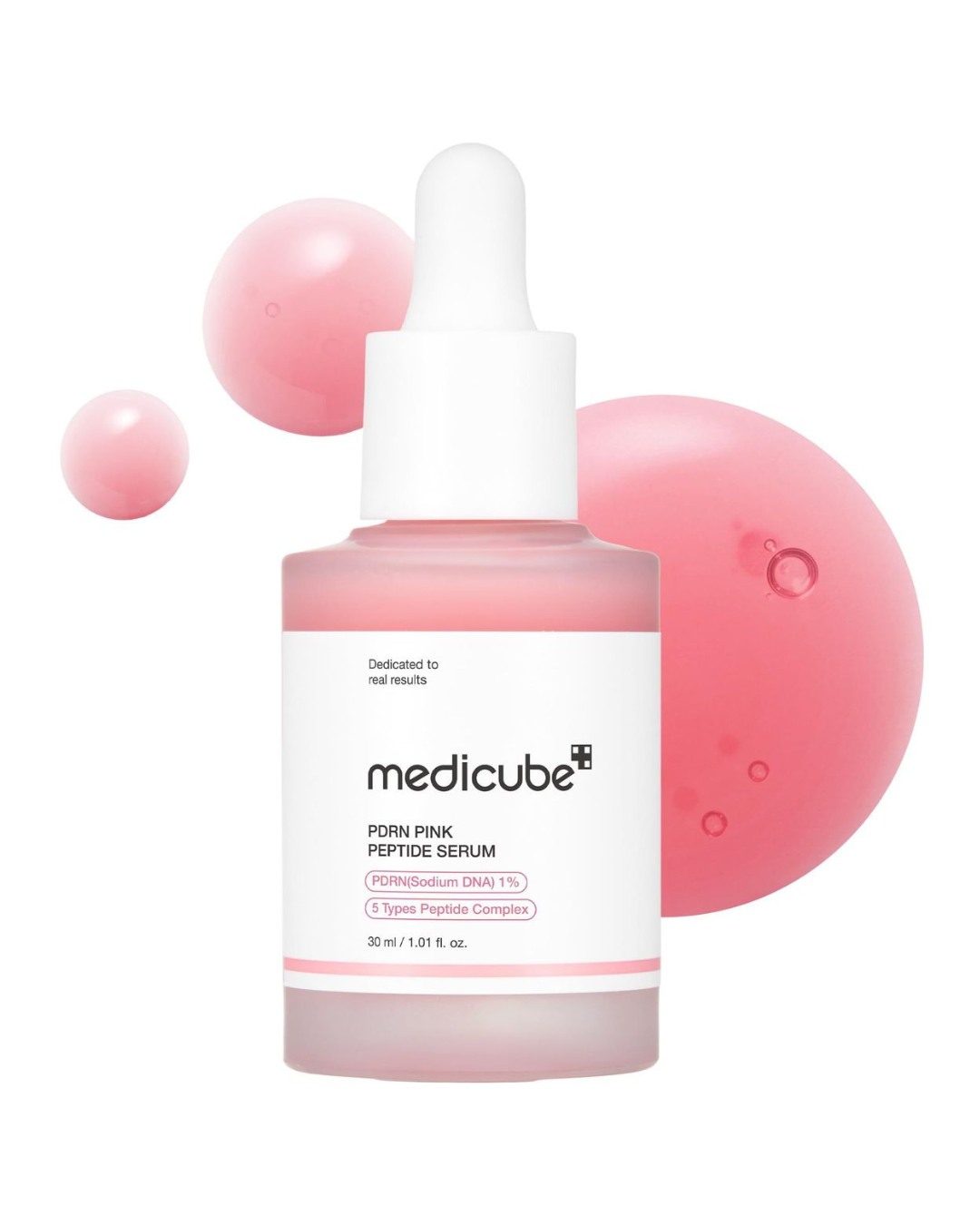 Medicube Salmon DNA PDRN Pink Peptide Serum - Suero Reafirmante con Péptidos