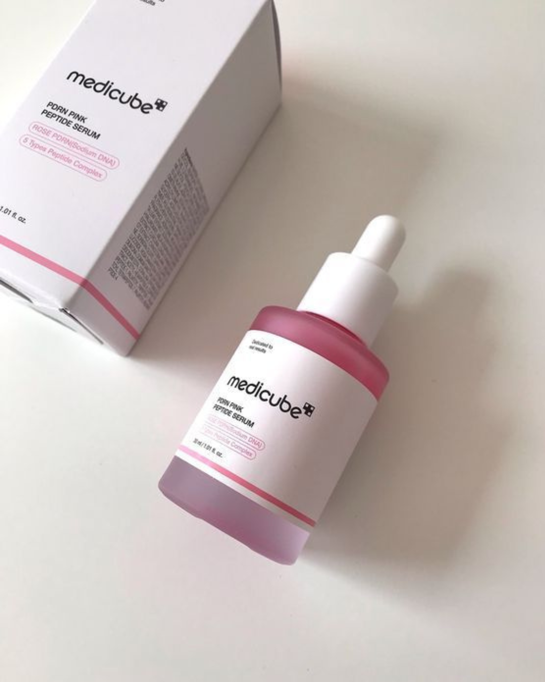 Medicube Salmon DNA PDRN Pink Peptide Serum - Suero Reafirmante con Péptidos