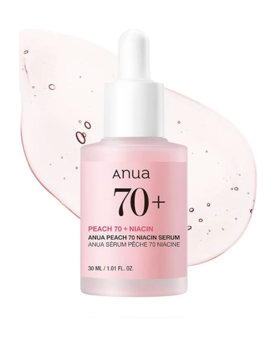 Anua Peach 70% Niacin Serum - Suero Facial Con Extracto de Durazno y Niacinamida