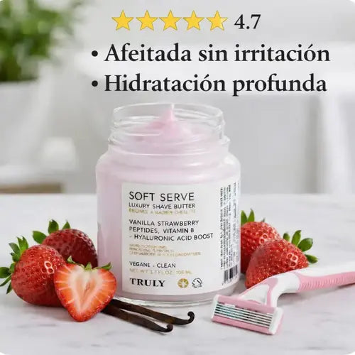Mantequilla Corporal-Afeitado suave y sin irritación desde la primera pasada