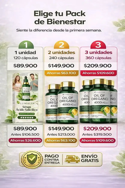 Aceite de Orégano 4000 mg – Apoyo natural para una digestión más ligera