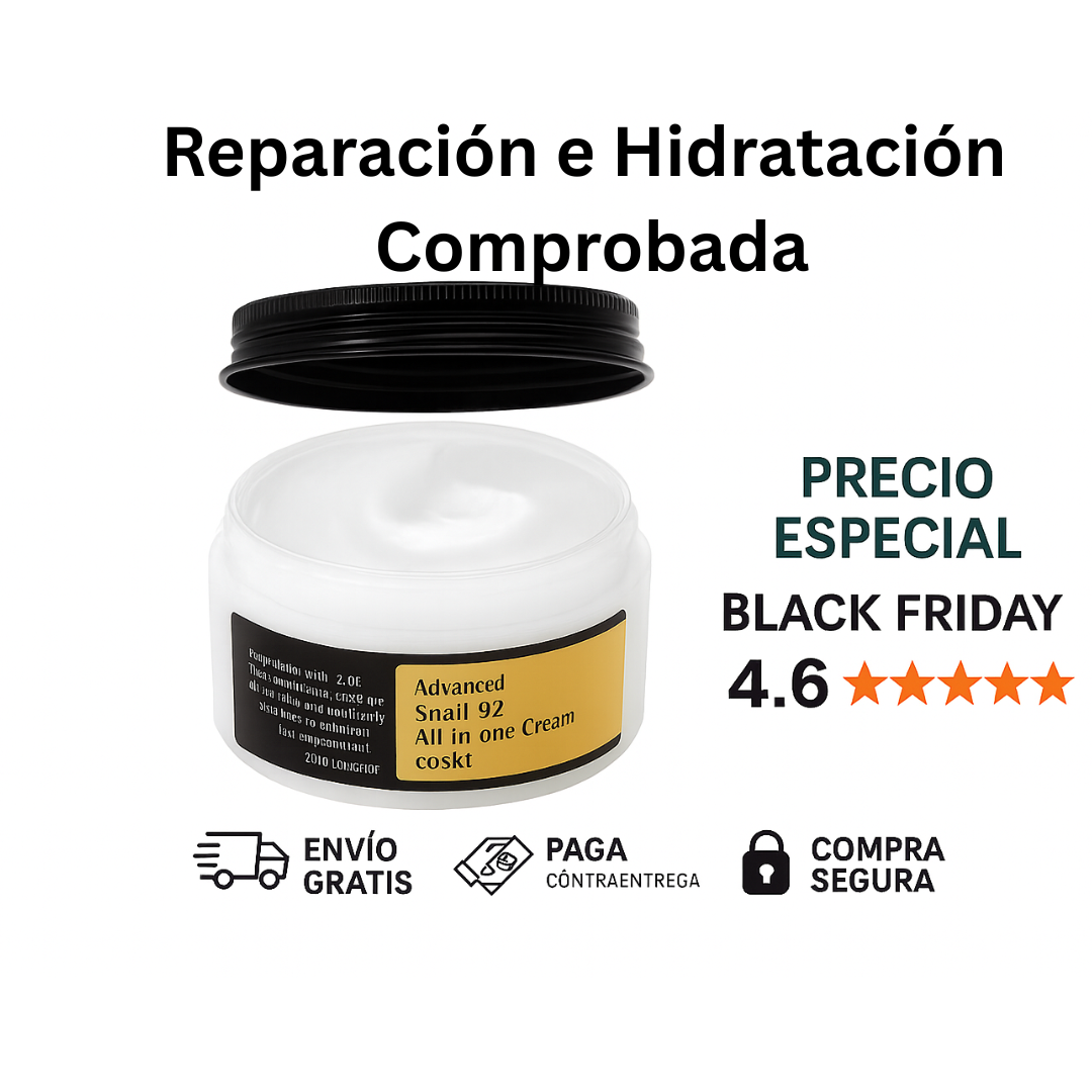 Baba de Caracol COSRX– Reparación e Hidratación Visibles